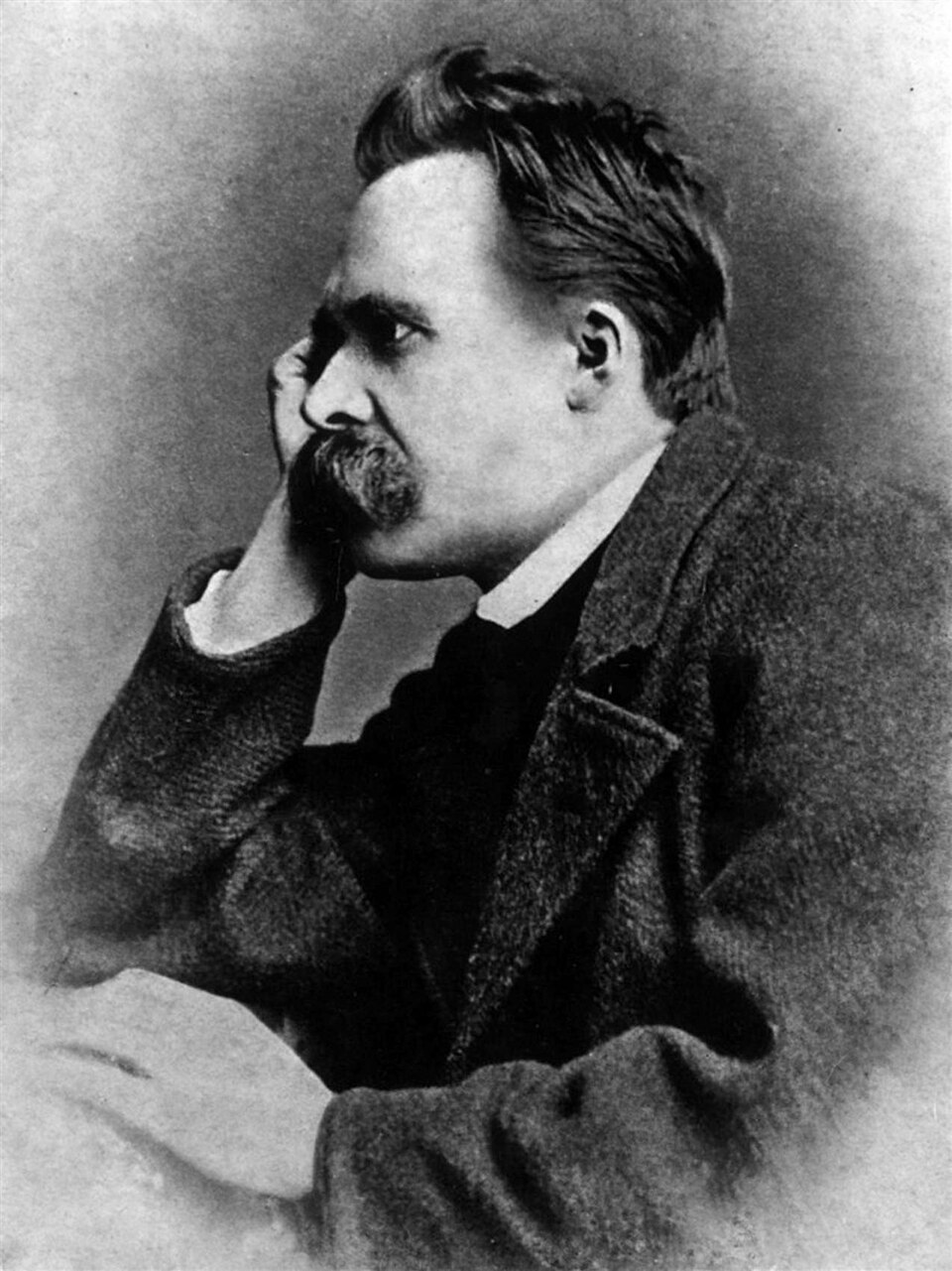 Historisches Porträt von Friedrich Nietzsche